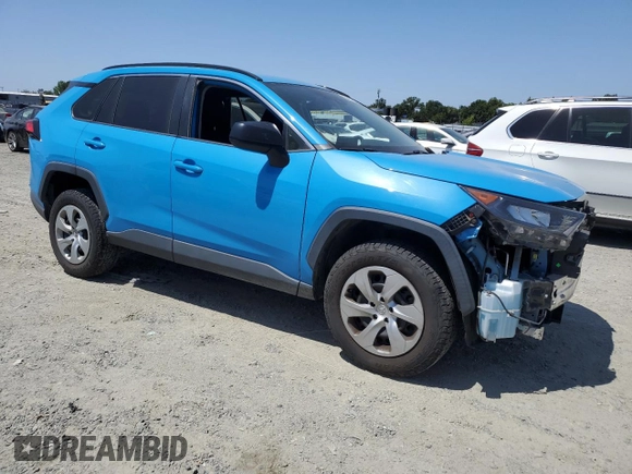 2019 Toyota RAV4 LE with VIN 2T3F1RFV5KC015589, listed as a Copart auction lot 60467465 with 123,950 mi miles and Salvage title. Bid and sale history available at DreamBid. Image 4.