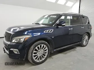 2016 Infiniti QX80 with VIN JN8AZ2NF1G9612821, listed as a Copart auction lot 51288225 with 126,301 mi miles and Clean Title. Bid and sale history available at carsss.com. Image 1.