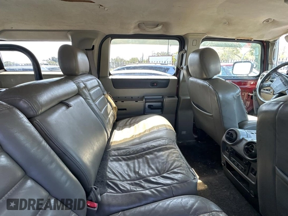 2003 Hummer H2 with VIN 5GRGN23U13H138614, listed as a Copart auction lot 46644595 with Not Provided miles and Clean Title. Bid and sale history available at carsss.com. Image 6.