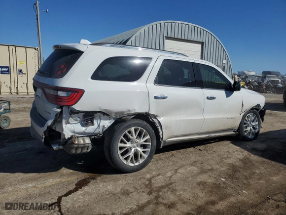2015 Dodge Durango Citadel with VIN 1C4RDJEG0FC810436, listed as a Copart auction lot 46669015 with 173,485 mi miles and Salvage Title. Bid and sale history available at carsss.com. Image 3.