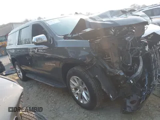 2023 Chevrolet Suburban Premier with VIN 1GNSKFKD4PR334079, listed as a IAAI auction lot 41657744 with 61,409 mi miles and . Bid and sale history available at DreamBid. Image 1.