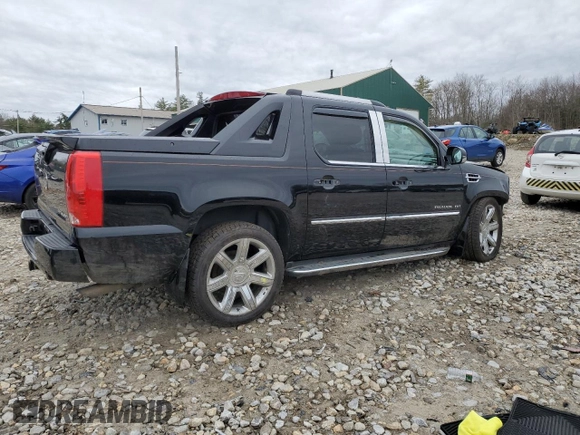 2012 Cadillac Escalade EXT Luxury with VIN 3GYT4MEF8CG225315, listed as a Copart auction lot 52701004 with 0 mi miles and Salvage Title. Bid and sale history available at carsss.com. Image 3.
