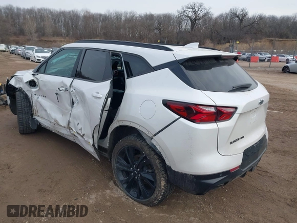 2020 Chevrolet Blazer RS с VIN 3GNKBKRSXLS691965, выставлен на аукционе IAAI как лот 41533260 с пробегом 60 955 миль миль и . История ставок и продаж доступна на DreamBid. Изображение 3.