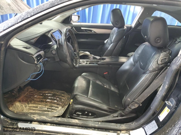 2015 Cadillac ATS Coupe Luxury AWD with VIN 1G6AH1RX8F0141381, listed as a Copart auction lot 45933815 with 142,161 mi miles and Salvage Title. Bid and sale history available at carsss.com. Image 7.