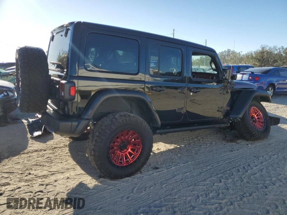 2023 Jeep Wrangler Rubicon z VIN 1C4HJXFN3PW618061, wystawiony jako Copart lot #81957524 z przebiegiem 25 880 mil mil oraz Szkoda całkowita • Salvage title. Historia ofert i sprzedaży dostępna na DreamBid. Obrazek 3.