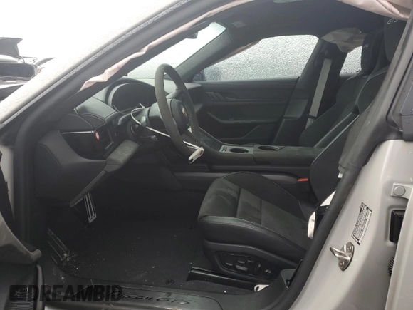 2024 Porsche Taycan GTS with VIN WP0AD2Y15RSA47157, listed as a Copart auction lot 43375725 with 1,555 mi miles and Salvage Title. Bid and sale history available at DreamBid. Image 7.