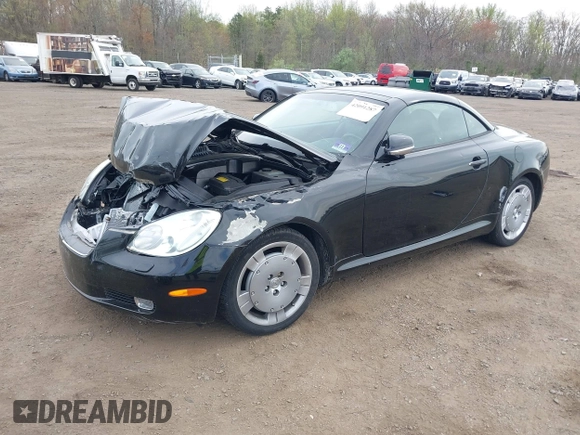 2002 Lexus SC 430 z VIN JTHFN48Y920032217, wystawiony jako IAAI lot #42091287 z przebiegiem 62 093 mil mil oraz . Historia ofert i sprzedaży dostępna na DreamBid. Obrazek 2.