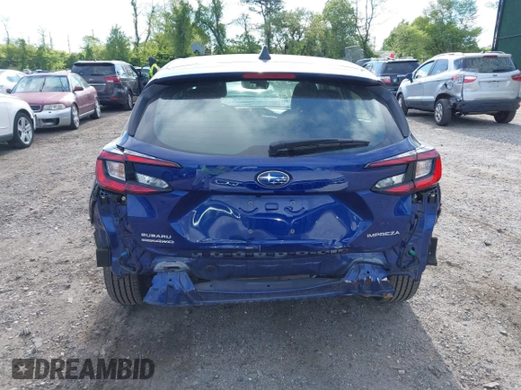 2024 Subaru Impreza with VIN JF1GUABC4R8302590, listed as a IAAI auction lot 42257875 with 14,842 mi miles and . Bid and sale history available at DreamBid. Image 16.