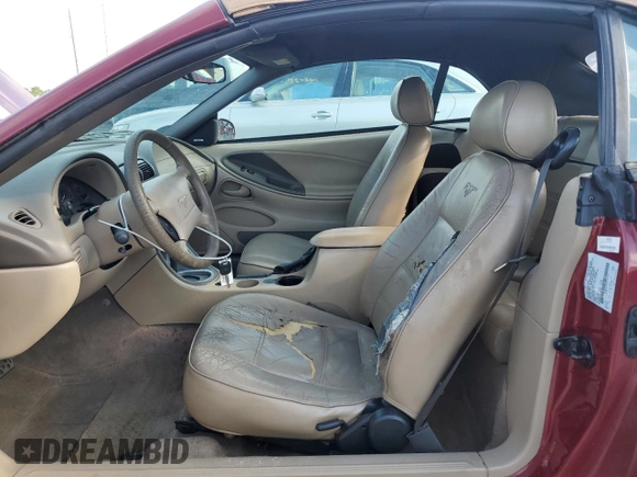 2004 Ford Mustang Deluxe with VIN 1FAFP44484F109180, listed as a Copart auction lot 53024575 with 117,917 mi miles and Salvage Title. Bid and sale history available at carsss.com. Image 7.