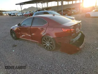 2008 Lexus IS 250 with VIN JTHCK262X82027460, listed as a Copart auction lot 54440545 with 184,189 mi miles and Salvage title. Bid and sale history available at DreamBid. Image 2.