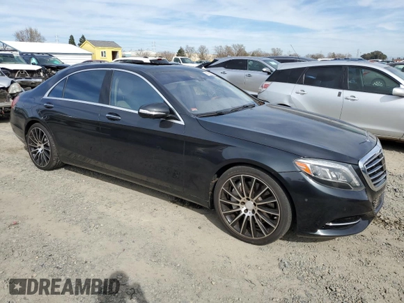 2014 Mercedes-Benz S-Class S 550 with VIN WDDUG8CB9EA028315, listed as a Copart auction lot 47206375 with 86,110 mi miles and Salvage Title. Bid and sale history available at carsss.com. Image 4.