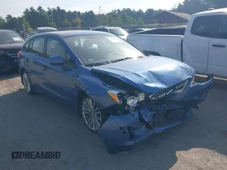 2014 Subaru Impreza Premium with VIN JF1GPAD64E8282026, listed as a IAAI auction lot 42740954 with 43,625 mi miles and . Bid and sale history available at DreamBid. Image 1.
