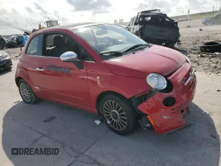 2012 FIAT 500 Lounge with VIN 3C3CFFCR0CT121390, listed as a Copart auction lot 54912265 with 109,885 mi miles and Salvage title. Bid and sale history available at DreamBid. Image 4.