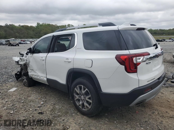 2021 GMC Acadia SLT with VIN 1GKKNMLS1MZ234345, listed as a Copart auction lot 50780855 with 42,687 mi miles and Salvage title. Bid and sale history available at DreamBid. Image 2.