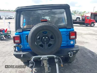 2022 Jeep Wrangler Unlimited Sport with VIN 1C4HJXDG3NW117155, listed as a IAAI auction lot 40240879 with 36,323 mi miles and . Bid and sale history available at DreamBid. Image 16.