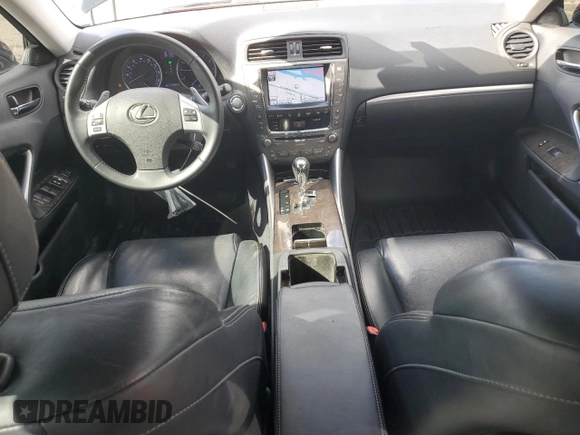 2012 Lexus IS 250 with VIN JTHCF5C22C5060552, listed as a Copart auction lot 48714725 with 138,583 mi miles and Salvage Title. Bid and sale history available at DreamBid. Image 8.