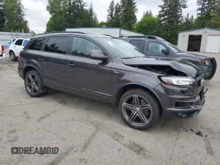 2015 Audi Q7 S line Prestige with VIN WA1DGAFE5FD005535, listed as a Copart auction lot 56905465 with 117,934 mi miles and Salvage title. Bid and sale history available at DreamBid. Image 4.