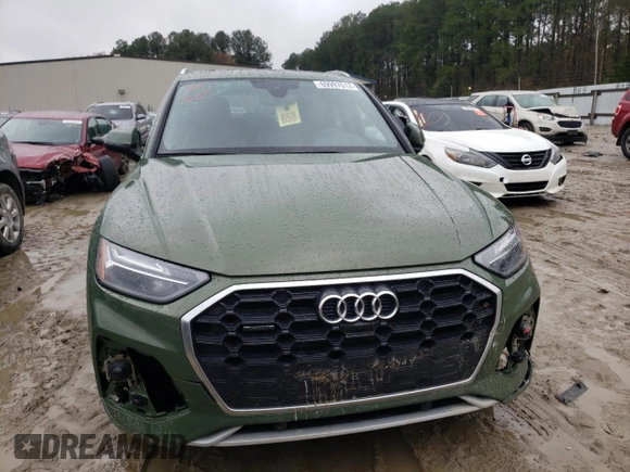 2022 Audi Q5 S line Premium Plus with VIN WA1EAAFY4N2010381, listed as a Copart auction lot 69997612 with 0 mi miles. Bid and sale history available at carsss.com. Image 5.