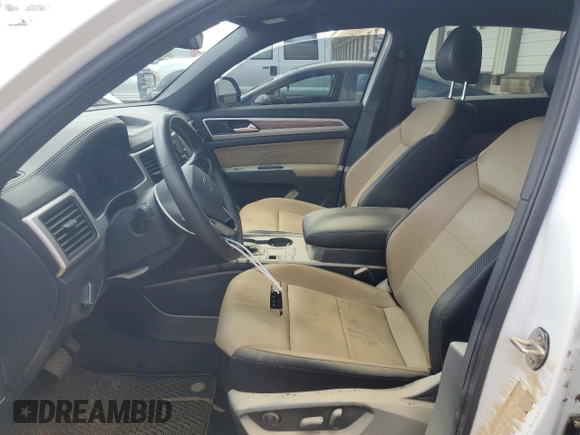 2022 Volkswagen Atlas SE with VIN 1V2DC2CA1NC200298, listed as a Copart auction lot 53239565 with 56,192 mi miles and Salvage title. Bid and sale history available at DreamBid. Image 7.
