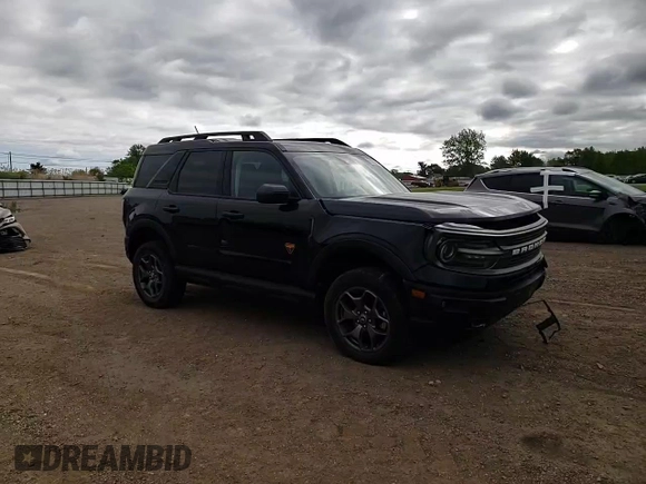 2022 Ford Bronco Sport Badlands z VIN 3FMCR9D9XNRE21095, wystawiony jako Copart lot #57636345 z przebiegiem 60 386 mil mil oraz Szkoda całkowita • Salvage title. Historia ofert i sprzedaży dostępna na DreamBid. Obrazek 14.