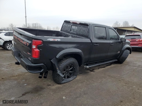2019 Chevrolet Silverado 1500 RST with VIN 1GCUYEED3KZ227751, listed as a Copart auction lot 43186245 with 101,974 mi miles and Salvage Title. Bid and sale history available at carsss.com. Image 3.