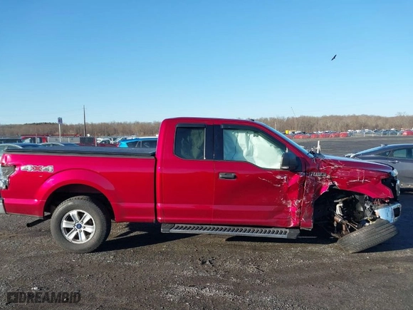 2018 Ford F-150 XL with VIN 1FTEX1EB3JFA21375, listed as a IAAI auction lot 41517176 with 123,198 mi miles. Bid and sale history available at carsss.com. Image 13.