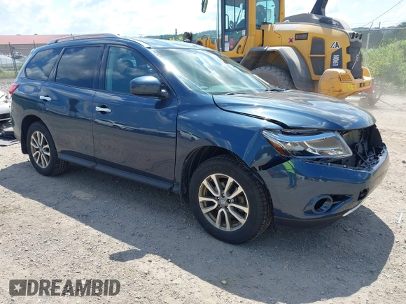 2014 Nissan Pathfinder S with VIN 5N1AR2MM4EC683874, listed as a IAAI auction lot 42663072 with 166,028 mi miles and . Bid and sale history available at DreamBid. Image 1.