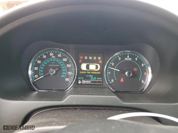 2015 Jaguar XF V6 Portfolio with VIN SAJWJ0FF0F8U82239, listed as a Copart auction lot 75601274 with 141,868 mi miles and Salvage Title. Bid and sale history available at carsss.com. Image 9.