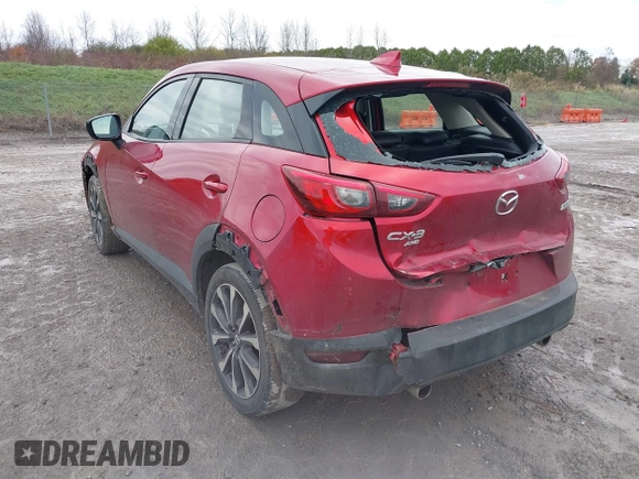 2019 Mazda CX-3 Touring with VIN JM1DKFC78K0449422, listed as a IAAI auction lot 40681707 with 54,106 mi miles. Bid and sale history available at carsss.com. Image 6.