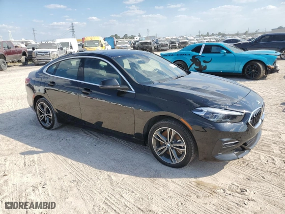 2022 BMW 2 Series 228i with VIN WBA53AK08N7K38903, listed as a Copart auction lot 74014744 with 37,597 mi miles and Clean Title. Bid and sale history available at carsss.com. Image 4.