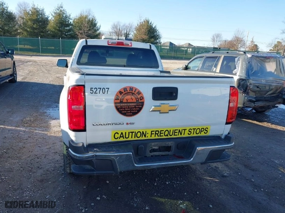 2019 Chevrolet Colorado 4WD Work Truck with VIN 1GCHTBEN0K1152707, listed as a IAAI auction lot 41667933 with 105,816 mi miles. Bid and sale history available at carsss.com. Image 16.