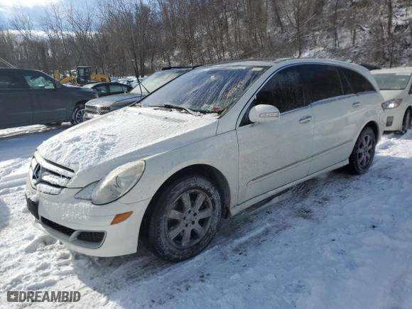 2007 Mercedes-Benz R-Class 3.5L with VIN 4JGCB65E87A048831, listed as a Copart auction lot 89162865 with 144,869 mi miles and Salvage Title. Bid and sale history available at carsss.com. Image 1.