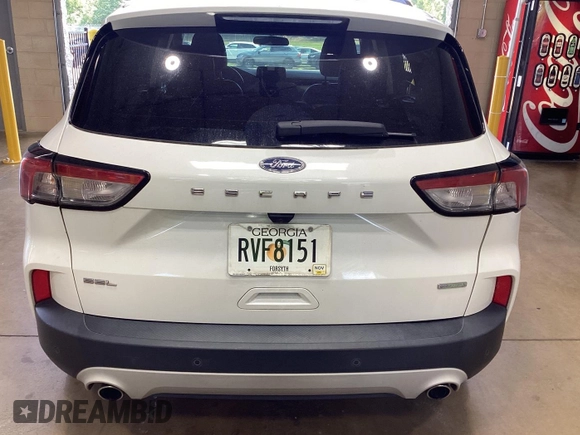 2020 Ford Escape SEL with VIN 1FMCU0H60LUB14843, listed as a IAAI auction lot 42731338 with 87,333 mi miles and . Bid and sale history available at DreamBid. Image 14.