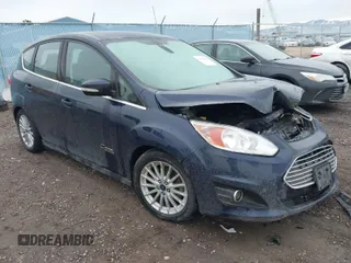 2016 Ford C-Max Energi SEL with VIN 1FADP5CU6GL108873, listed as a IAAI auction lot 41744658 with 1 mi miles. Bid and sale history available at carsss.com. Image 1.