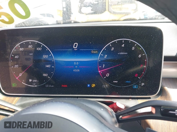 2025 Mercedes-Benz C 300 with VIN W1KAF4GB1SR243712, listed as a IAAI auction lot 41531516 with 4,506 mi miles and . Bid and sale history available at DreamBid. Image 7.