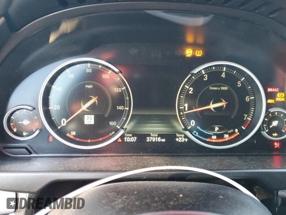 2019 BMW X6 xDrive50i with VIN 5UXKU6C57K0Z66967, listed as a Copart auction lot 87634045 with 37,916 mi miles and Salvage Title. Bid and sale history available at carsss.com. Image 9.