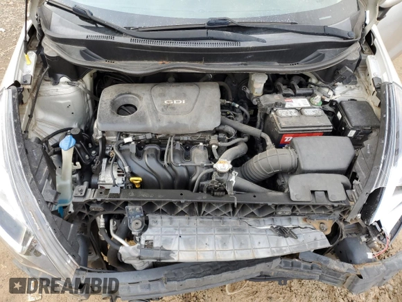 2016 Kia Rio LX with VIN KNADM4A31G6625808, listed as a Copart auction lot 44520085 with 74,402 mi miles and Salvage Title. Bid and sale history available at carsss.com. Image 12.