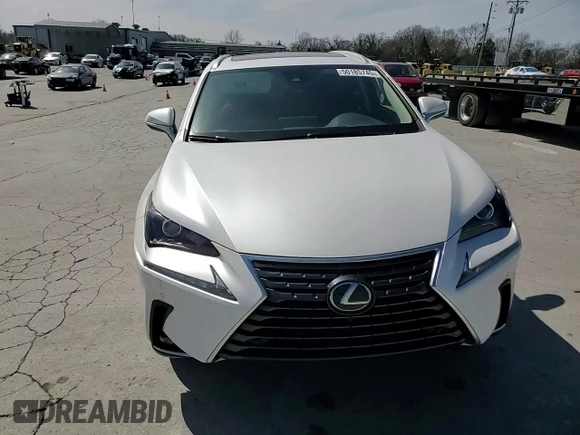 2021 Lexus NX with VIN JTJDARBZ0M5032113, listed as a Copart auction lot 50185745 with 53,602 mi miles and Salvage Title. Bid and sale history available at carsss.com. Image 15.