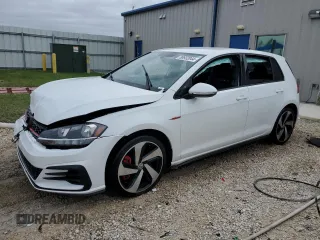 2020 Volkswagen Golf GTI S with VIN 3VW6T7AU0LM006682, listed as a Copart auction lot 38932044 with 50,030 mi miles. Bid and sale history available at carsss.com. Image 1.