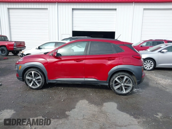 2018 Hyundai Kona Limited with VIN KM8K33A56JU105790, listed as a IAAI auction lot 41363532 with 123,285 mi miles. Bid and sale history available at carsss.com. Image 14.