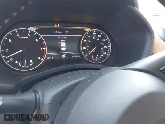 2024 Nissan Sentra SV with VIN 3N1AB8CV2RY356783, listed as a IAAI auction lot 41899816 with 17,474 mi miles and . Bid and sale history available at DreamBid. Image 15.