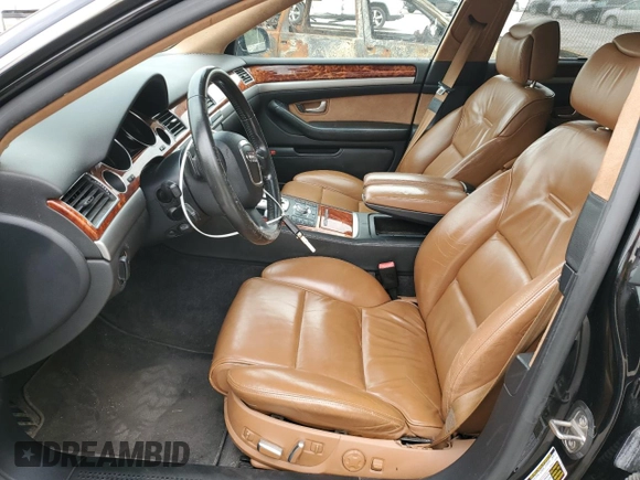 2007 Audi A8 4.2L z VIN WAUMV44E17N007856, wystawiony jako Copart lot #58255675 z przebiegiem 125 804 mil mil oraz Szkoda całkowita • Salvage title. Historia ofert i sprzedaży dostępna na DreamBid. Obrazek 7.