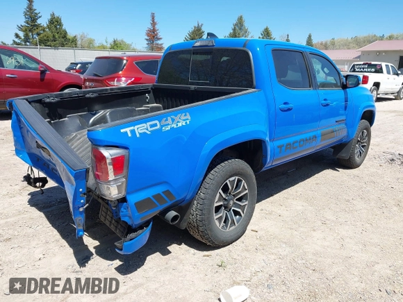 2020 Toyota Tacoma SR5 z VIN 3TMCZ5AN5LM337632, wystawiony jako IAAI lot #42203628 z przebiegiem 39 831 mil mil oraz . Historia ofert i sprzedaży dostępna na DreamBid. Obrazek 4.