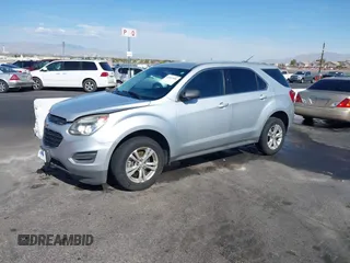 2017 Chevrolet Equinox LS with VIN 2GNALBEK8H1510864, listed as a IAAI auction lot 42167590 with 101,851 mi miles and . Bid and sale history available at carsss.com. Image 2.