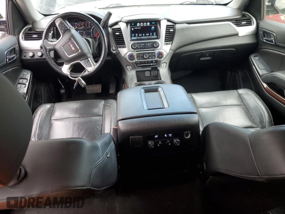 2019 GMC Yukon XL SLT with VIN 1GKS2GKC5KR166603, listed as a Copart auction lot 57913715 with 126,609 mi miles and Salvage title. Bid and sale history available at DreamBid. Image 8.