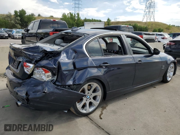 2010 BMW 3 Series 335i xDrive with VIN WBAPL3C59AA407936, listed as a Copart auction lot 70455304 with 89,675 mi miles and Salvage title. Bid and sale history available at DreamBid. Image 3.