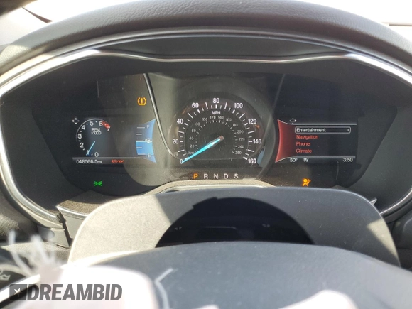 2016 Ford Fusion Titanium with VIN 3FA6P0K96GR132729, listed as a Copart auction lot 50542905 with 48,566 mi miles and Salvage Title. Bid and sale history available at DreamBid. Image 9.
