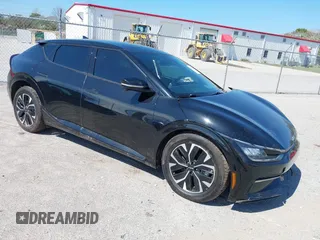 2022 Kia EV6 GT-Line with VIN KNDC44LA7N5027008, listed as a IAAI auction lot 41679245 with 54,042 mi miles. Bid and sale history available at carsss.com. Image 1.