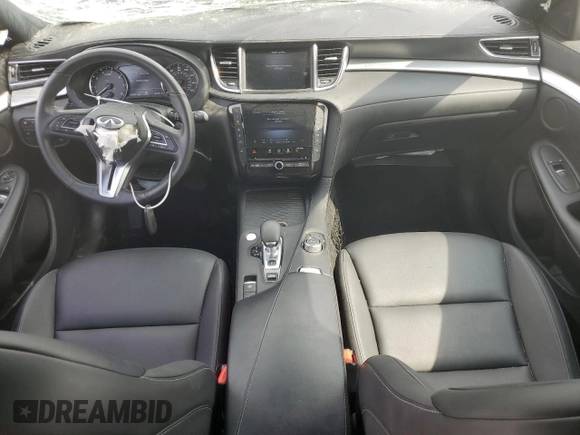 2021 Infiniti QX50 LUXE with VIN 3PCAJ5BBXMF109344, listed as a Copart auction lot 42015323 with 38,451 mi miles. Bid and sale history available at carsss.com. Image 8.