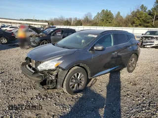 2016 Nissan Murano Platinum with VIN 5N1AZ2MG1GN105989, listed as a Copart auction lot 41381235 with 92,150 mi miles and Salvage Title. Bid and sale history available at carsss.com. Image 1.